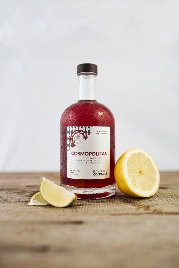 Cosmopolitan Cocktail aus der Flasche bestellen - Bavarian Cocktails Online Shop