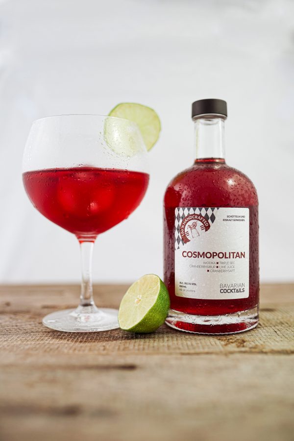 Cosmopolitan Cocktail aus der Flasche bestellen - Bavarian Cocktails Online Shop