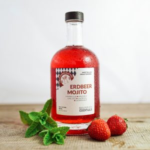 Erdbeer Mojito Cocktail aus der Flasche bestellen - Bavarian Cocktails Online Shop